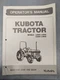 35080-19713 KUBOTA OPERATOR'S MANUAL TRACTOR MODEL'S L2650, L2950, L3450, L3650