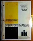 IH International Cub Cadet 1000 1200 1250 1450 1650 Tractor SN 572840- Op Manual