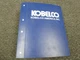 Kobelco SK135SRLC-1E Hydraulic Excavator Parts Catalog Manual YH04-03001 & Up xo