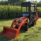 Cab Enclosure (Hardtop - Hinged Doors) for Kubota BX23S with Backhoe
