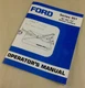 Ford Series 951 48"-60"-72" Rotary Cutters Operators Manual Assembly Adjustments