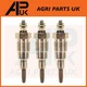3x Diesel Heater Glow Plug 9.5V for Deutz D8005 D9005 40933 40964 FL812 Tractor