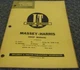 I&T Massey Harris 55 & 555 Tractor Service Manual MH-5A (55 SN 100001-Up) xz
