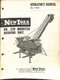 New Idea 320 Mounted Husking Unit Operator's Manual P-203 1964 Farm