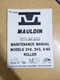 Mauldin 2+2 3+3 4-6II Roller Compactor Maintenance Manual