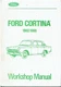 FORD CORTINA Mk1 1200 1500 SALOON & ESTATE 1962-66 FACTORY WORKSHOP MANUAL *VGC*