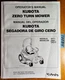 Kubota Z411 Z421 Z421T Zero Turn Mower Owner's Operator's Manual K3071-7121-3 16