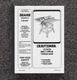 Owners Operators Instruction Manual Fits Craftsman 113.299315 Table Saw