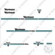 Fits Vermeer BC1800A Chipper Decal Kit (BC 1800 A)