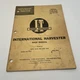 I&T Shop Manual International Harvester IH-29  B-275 B-414 424 2424 3414 Used