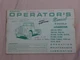 Vintage INTERNATIONAL TRUCK  Operator's Manual -Loadstar Models 1600 thru 1890-D