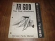 Gehl TR 600 Two Row Attachment Service Parts Manual Form No. 620287