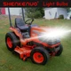 2X LED headlight for Kubota B2410 B2630 B2710 B2910 B3000/FOR BX1830D-B30100 US