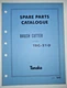 Tanaka TBC-210 Brush Cutter Parts Manual Catalog Book OEM Catalogue 