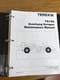 Terex TS14G OVERHUNG SCRAPER Shop Maintenance Manual
