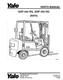Yale GDP-040-RG, GDP-050-RG A875 Forklift Parts Catalog Manual PDF