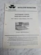 MASSEY-FERGUSON 1100 8570 5445 925 5445 926 Installation Instructions Manual IH