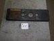 TORO 55-9350 (104-2771) PLASTIC CONTROL PANEL CCR2000 (38180)