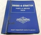 Briggs & Stratton MS-3222 Parts & Service Data Manual Pre-owned Free Shipping