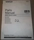 CAT CATERPILLAR 980K WHEEL LOADER PARTS MANUAL BOOK S/N W7K00001-UP SEBP5724