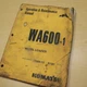 Komatsu WA600-1 Wheel Loader Operation Operator Maintenance Manual 1996 guide