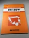 Daewoo DH130W Excavator Operation Manual