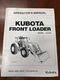 Kubota LA1944 Loader Operators Manual 