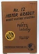 CAT Caterpillar MOTOR GRADER 12 Direct Electric Parts Catalog S/N: 71D1 - UP