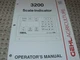 Gehl 3200 Scale Indicator Operator's Manual