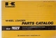 Kawasaki 110ZII Wheel Loader Parts Catalog Manual