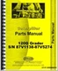 Caterpillar 120G Grader Parts Manual S/N 87V1138-87V5274