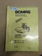 Bomag BW 213 / D / PD / A / AD Single-Drum Roller Operating Instruction Manual