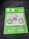 Kawasaki 1991 KX80 / KX100 Motorcycle OEM Service Manual: 99924-1144-01