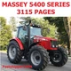 Massey Ferguson MF5425 MF5435 MF5445 MF5455 MF5460 MF5465 Tractor Service Manual