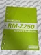 Service Manual         2003 Suzuki RM-Z250        99500-42180-01E