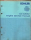 KOHLER TWO CYLINDER ENGINE Model K482 K532 K662 Operator's Service Manual