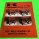Kawasaki Kg700b 1500b 1000b 2600b Portable Generator Manual