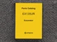Hitachi Excavator EX135UR Parts Catalog Manual