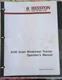 Hesston 8100 Grain Windrower Tractor Operators Manual 