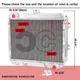 3-ROW CORE FORKLIFT RADIATOR For MCFA CATERPILLAR MITSUBISHI FG15 FG25 FG30 GP25