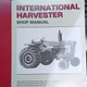 International Harvester Shop Manual IH-203 Tractor Models 454-1086 Repair Guide