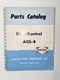 Blaw-Knox KONTROL AGS-4 PARTS MANUAL CATALOG BOOK LIST SLOPE GUIDE PAVER 