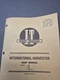 I & T International Harvester Manual IH-51,  684, 784, 884. Hydro 84