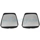 2Piece Rear View Mirror Set for Kubota Models B2650HSDC, L3560HSTC and L4060HSTC