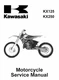 New Kawasaki KX 125 & KX 250, 1999 2000 2001 2002 Service Manual, FREE SHIPPING