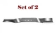 2 Pack Toro Blades 104-8697-03 and 131-4547-03. Fits 22" Recycler Walkbehind