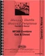 Massey Ferguson 300 Combine Operators Manual MH-O-MF300 CMB