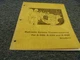 Galion A500 A550 A600 Graders Hydraulic Troubleshoot Shop Service Repair Manual
