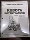 Kubota RCK60D-26BX RCK54D-26BX Operators Manual