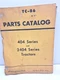 USED OLD STOCK PARTS CATALOG FOR INTERNATIONAL 404 & 2404 SERIES TRACTORS TC-86
